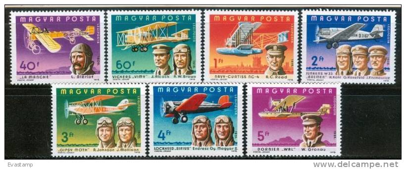 HUNGARY - 1978. Powered Flight By Wrights Cpl.Set MNH! - Unused Stamps