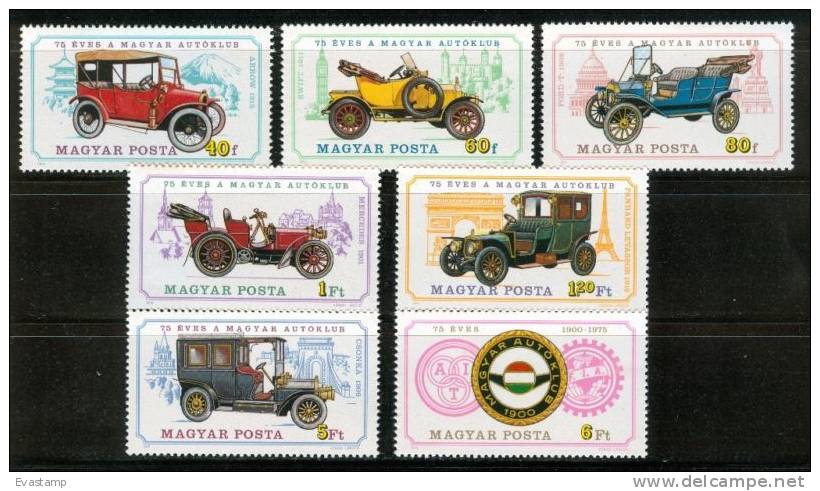 HUNGARY - 1975.Antique Cars Cpl.Set MNH! - Unused Stamps