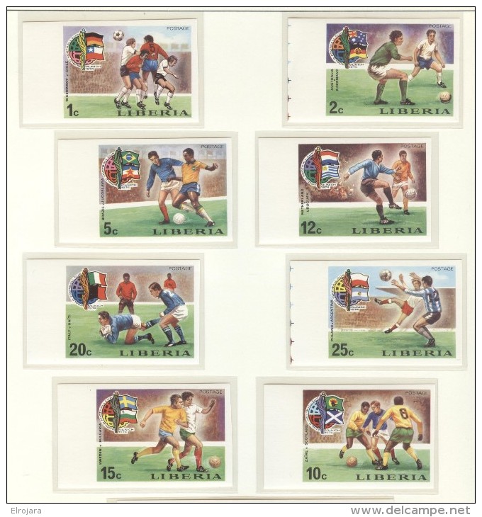 LIBERIA Imperforated Set Mint Without Hinge - 1974 – West-Duitsland