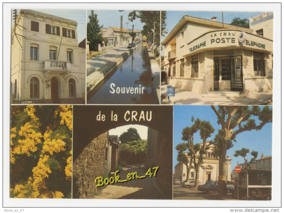 {53538} 83 Var Souvenir De La Crau , Multivues ; Divers Aspects ; Bâtiment Poste Télégraphe Téléphone - La Crau