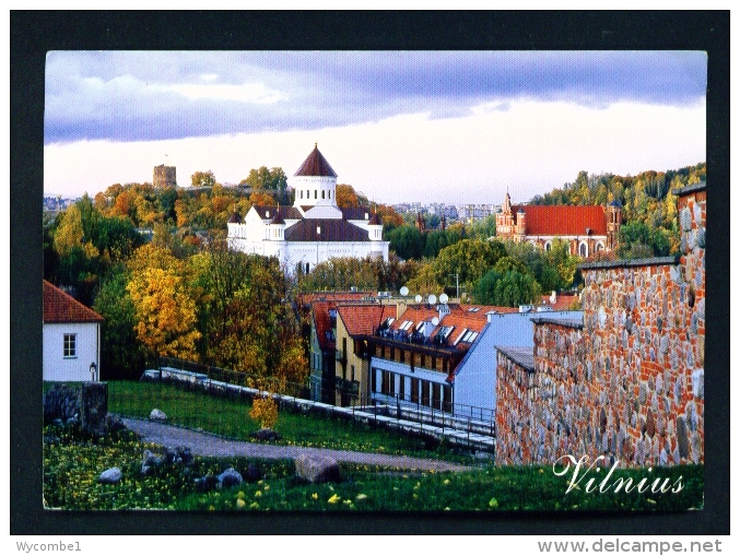 LITHUANIA  -  Vilnius  Panorama  Used Postcard As Scans - Lithuania