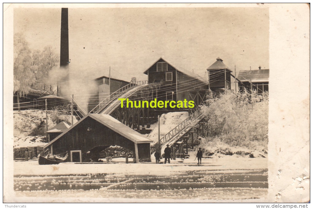 CARTE DE PHOTO REAL PHOTO POSTCARD ESTONIA ESTLAND USINE FACTORY - Estonie