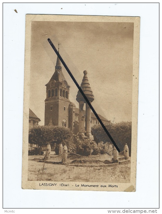 CPA - Lassigny  - Le Monument Aux Morts - Lassigny