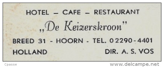 CPSM CPM Pays-Bas HOORN Noord-Holland - Restaurant De KEZEIRSKROON - Hoorn