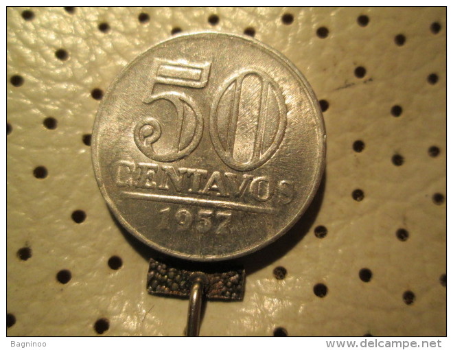 BRASIL 50 Centavos 1957  # 4 - Brazil