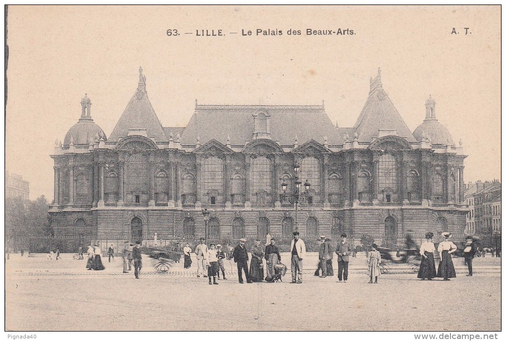 Cp , 59 , LILLE , Le Palais Des Beaux-Arts - Lille
