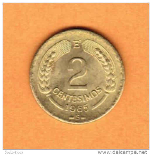 CHILE   2 CENTESIMOS 1965 (KM # 193) - Chile