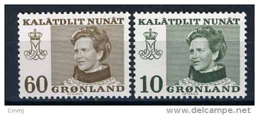 1973 - GROENLANDIA - GREENLAND - GRONLAND - Catg Mi. 84/85 - MNH - (T/AE27022015....) - Ungebraucht