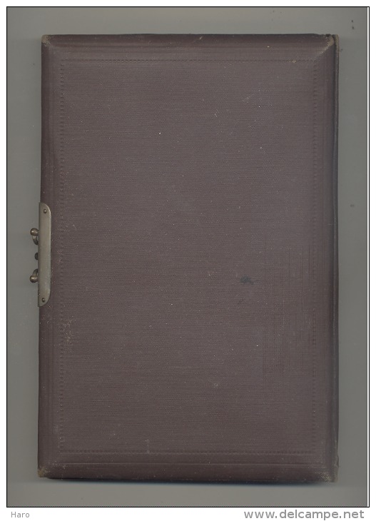 Très Joli Livre De Poésie De 1897 - Cavalier - Couverture Toilée En Relief Et  Fermeture Métallique (Heg) - Autres & Non Classés