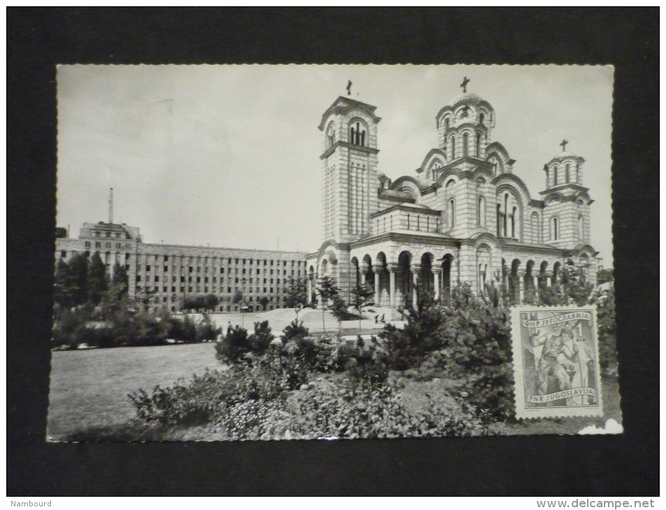 Carte Postale Belgrade Church Of St Marko - Lettres & Documents