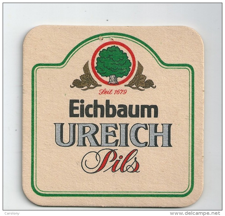 Sous-Bock  Eichbaum Ureich Pils Biface Mannheimer Maimarkt 1985 - Beer Mats