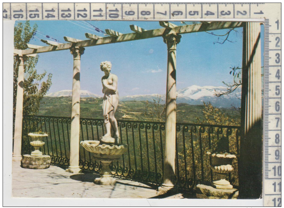 Rieti Belmonte Sabino Panorama Verso Il Terminillo Dalla Terrazza Di Palazzo Macinanti - Rieti