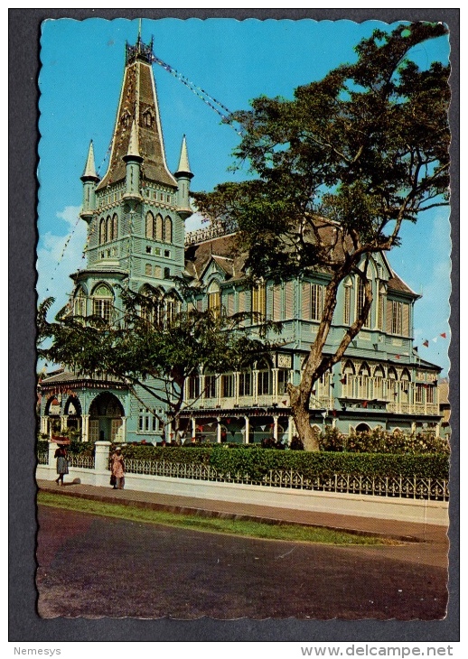 REPUBLIC OF GUYANA SOUTH AMERICA GEORGETOWN'S TOWN HALL FG NV SEE 2 SCANS - Altri & Non Classificati