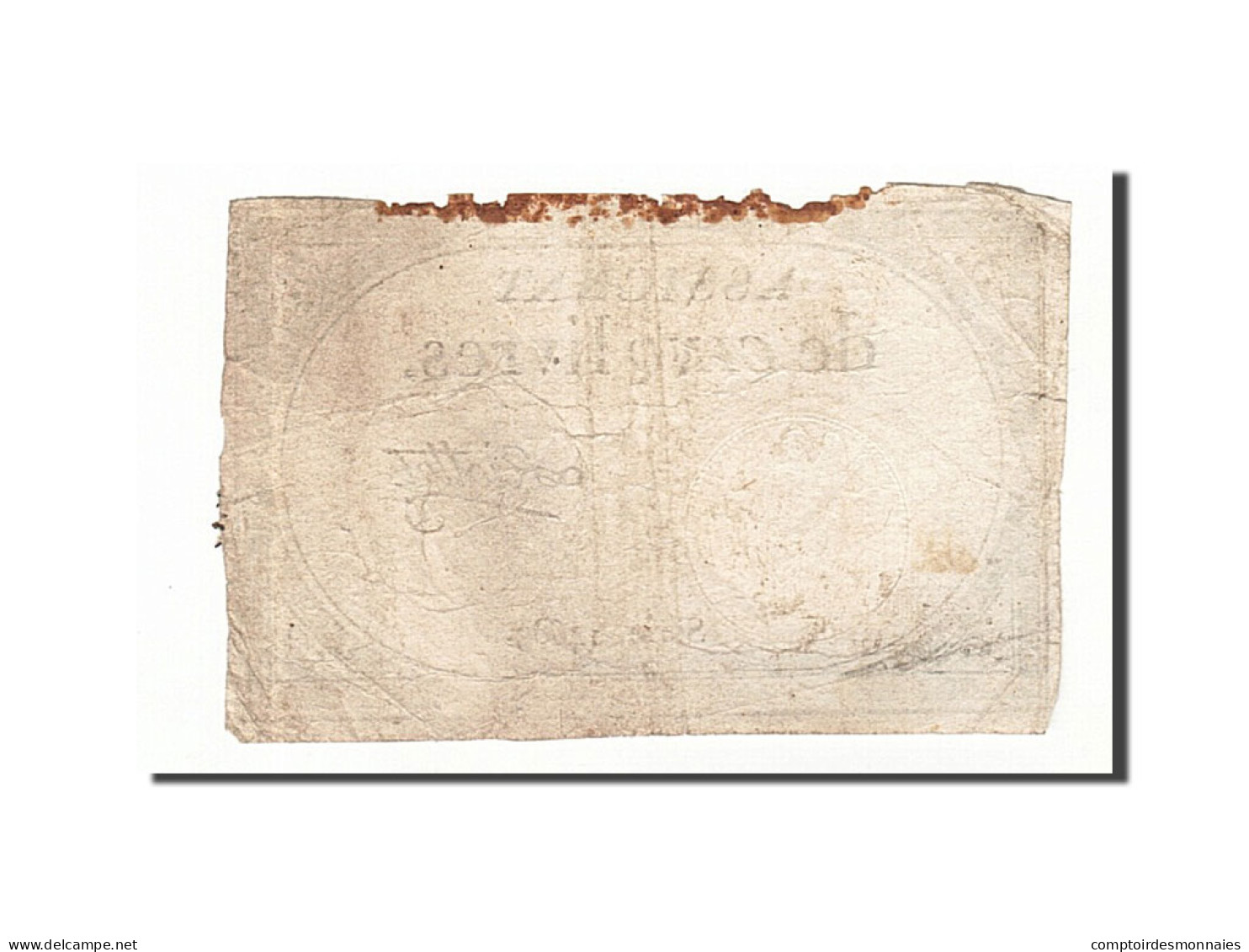 Billet, France, 5 Livres, 1793, 1793-10-31, Riottot, TB, KM:A76, Lafaurie:171 - Assignate