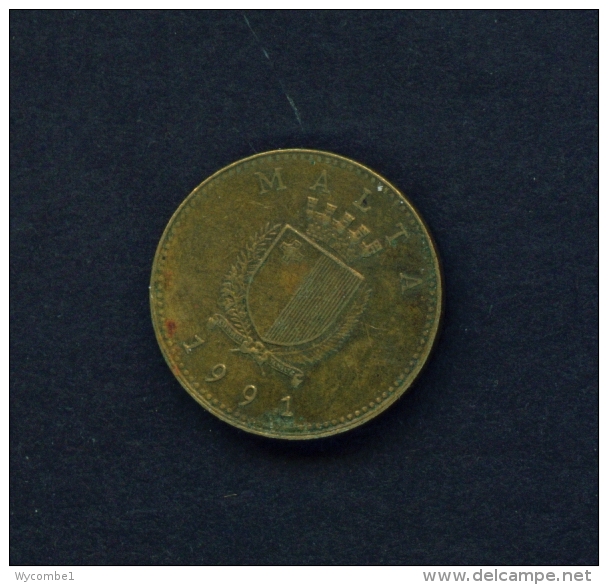 MALTA  -  1991  1c  Circulated Coin - Malta