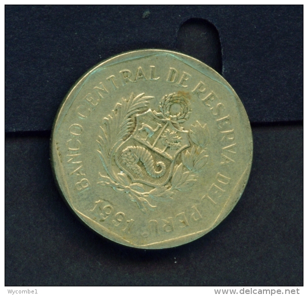 PERU  -  1991  1s  Circulated Coin - Peru