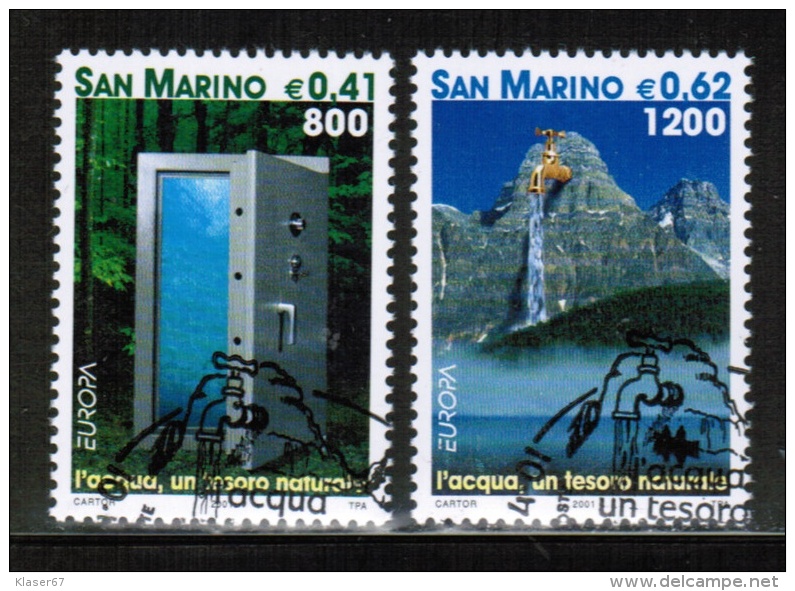 CEPT 2001 SM MI 1950-51 USED SAN MARINO - 2001