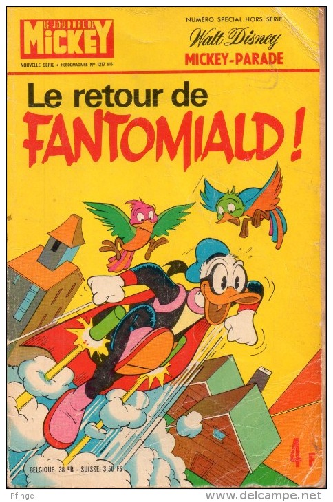 Le Journal De MICKEY(nouvelle Série) N°1217 Bis HORS-SERIE - Mickey Parade