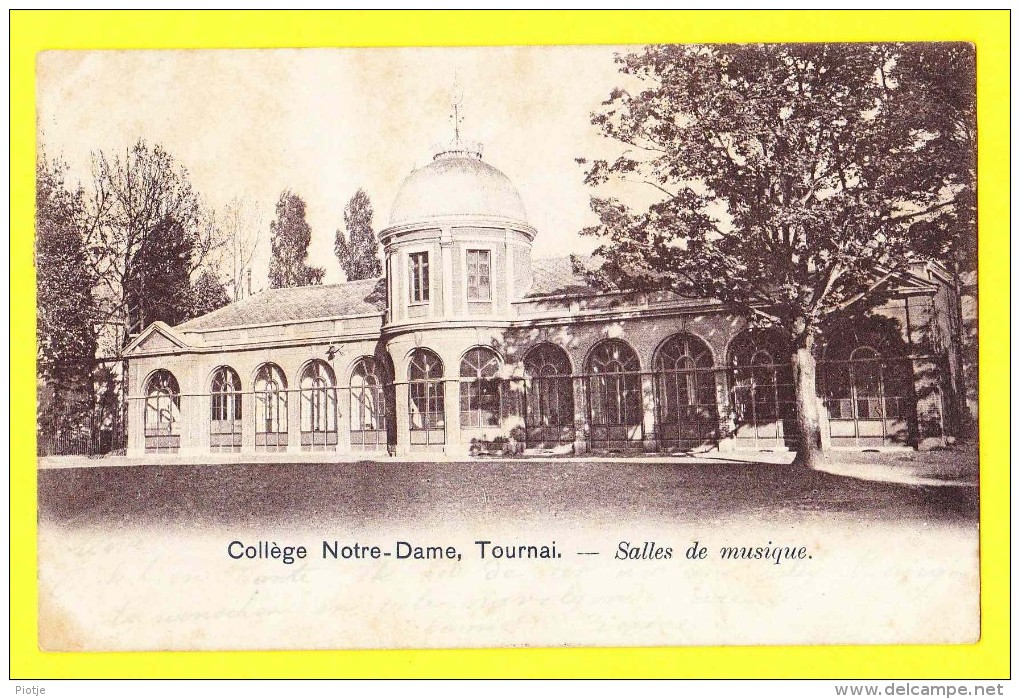 * Tournai - Doornik (Hainaut - Henegouwen - La Wallonie) * (Vanderauwera Et Cie) Collège Notre Dame, Salle De Musique - Tournai