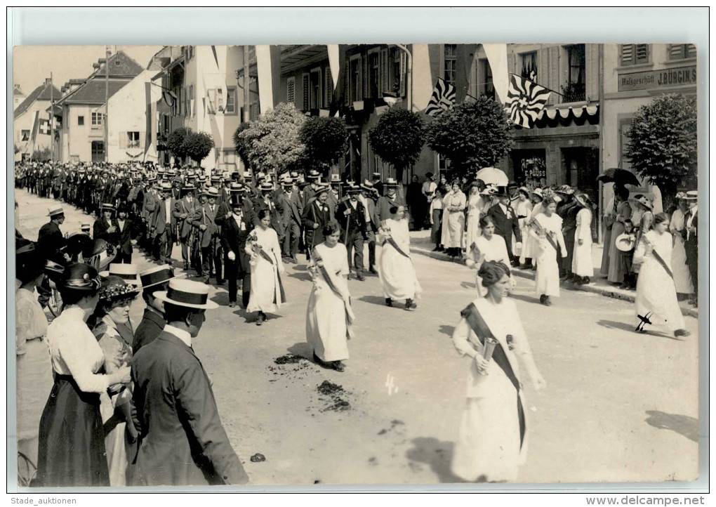 51036526 - SISSACH - Schützenfest 1914 - Foto-AK - Sissach