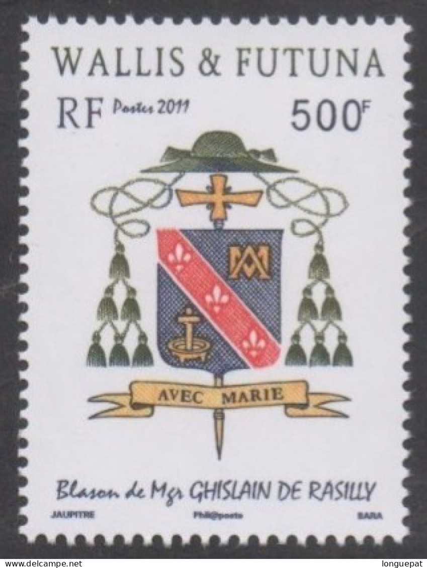 WALLIS Et F. :Blason De Monseigneur Ghislain De Rasilly, évêque De W Et F  - Armoiries - - Nuevos