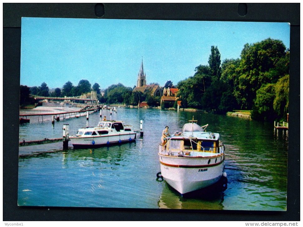 ENGLAND  -  Marlow  Bridge And Church  Unused Postcard - Buckinghamshire