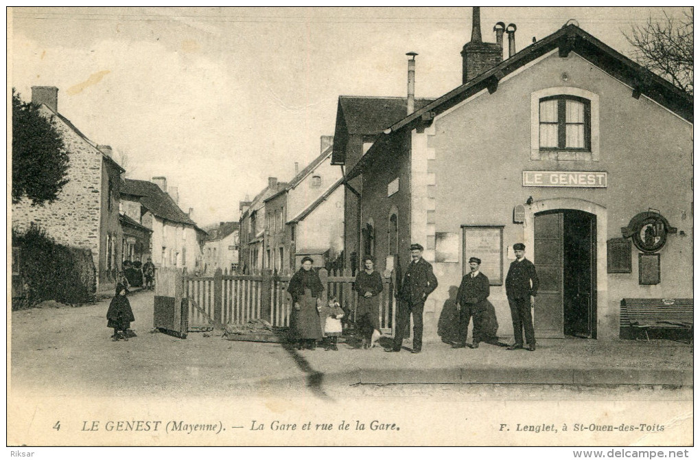 LE GENEST(MAYENNE) GARE - Le Genest Saint Isle