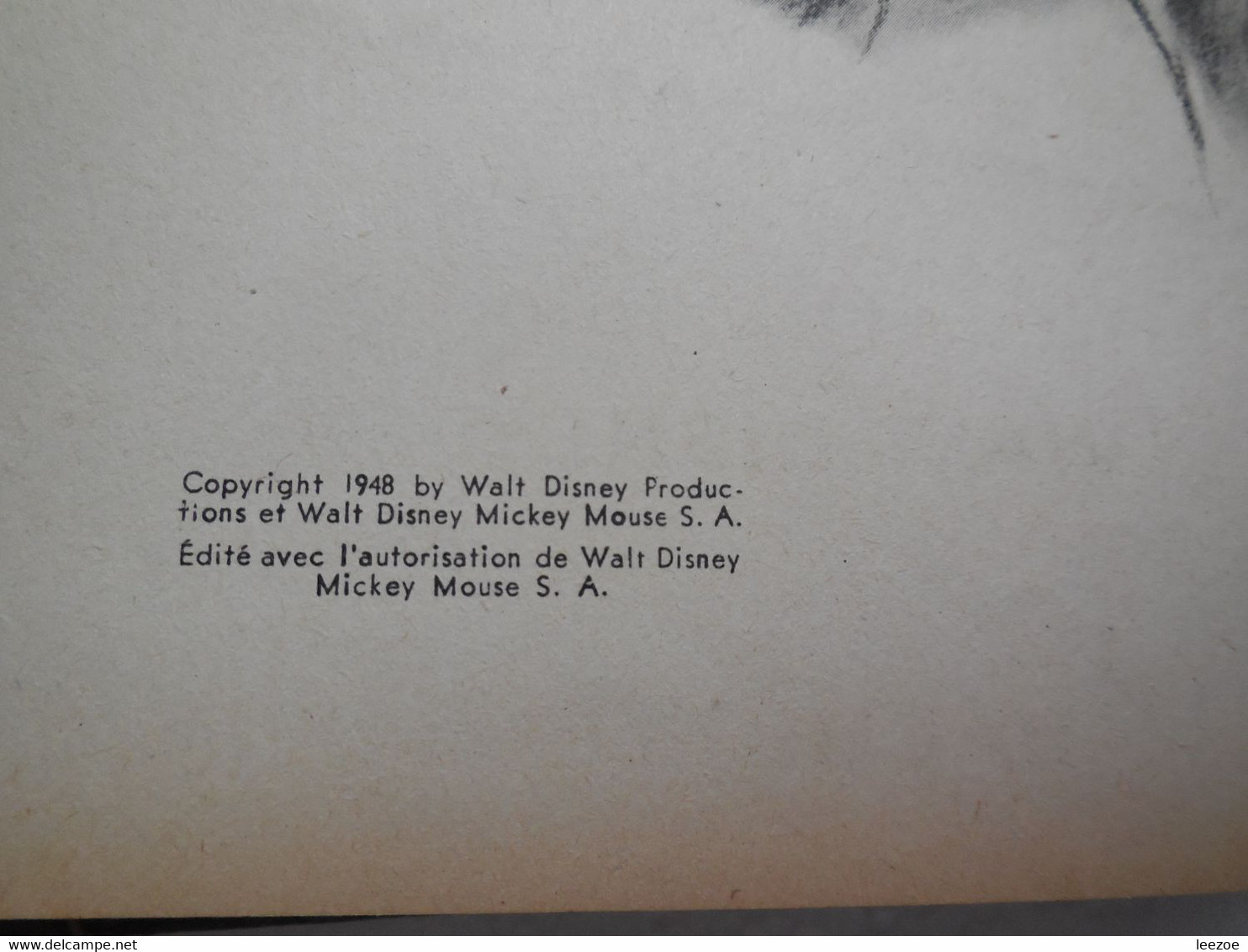 EO WALT DISNEY, BAMBI d'après FELIX SALTEN 1948 ....REF2018