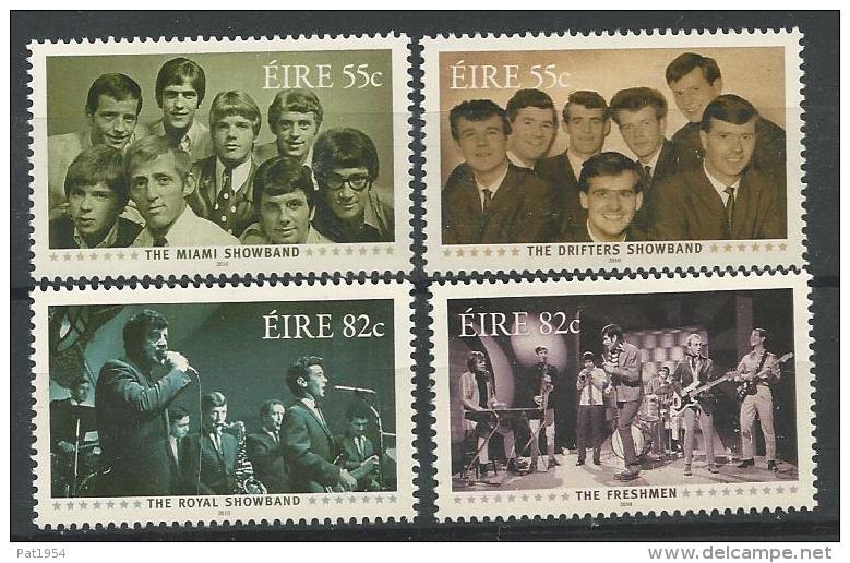 Irlande 2010 N°1951/1954 Neufs**  Groupes De Musique Pop - Nuovi