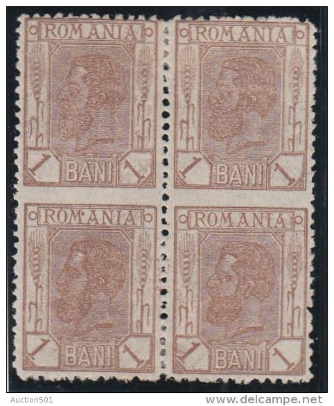 26022  Mi #127 Bloc Of Four Imperforated In Between (un)mounted Mint */** - Variétés Et Curiosités