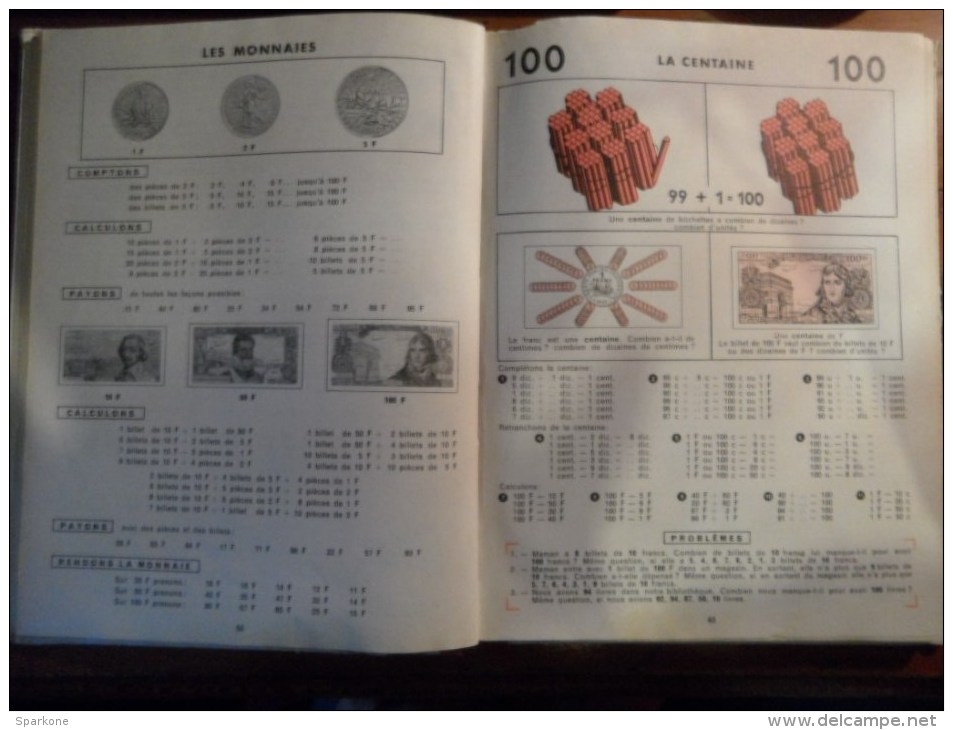 Par étapes De 100 à 100 000 "Méthode De Calcul" (H. Morgenthaler / M. Mathieu / Ch. Huntzinger) éditions Istra De 1968 - 0-6 Anni