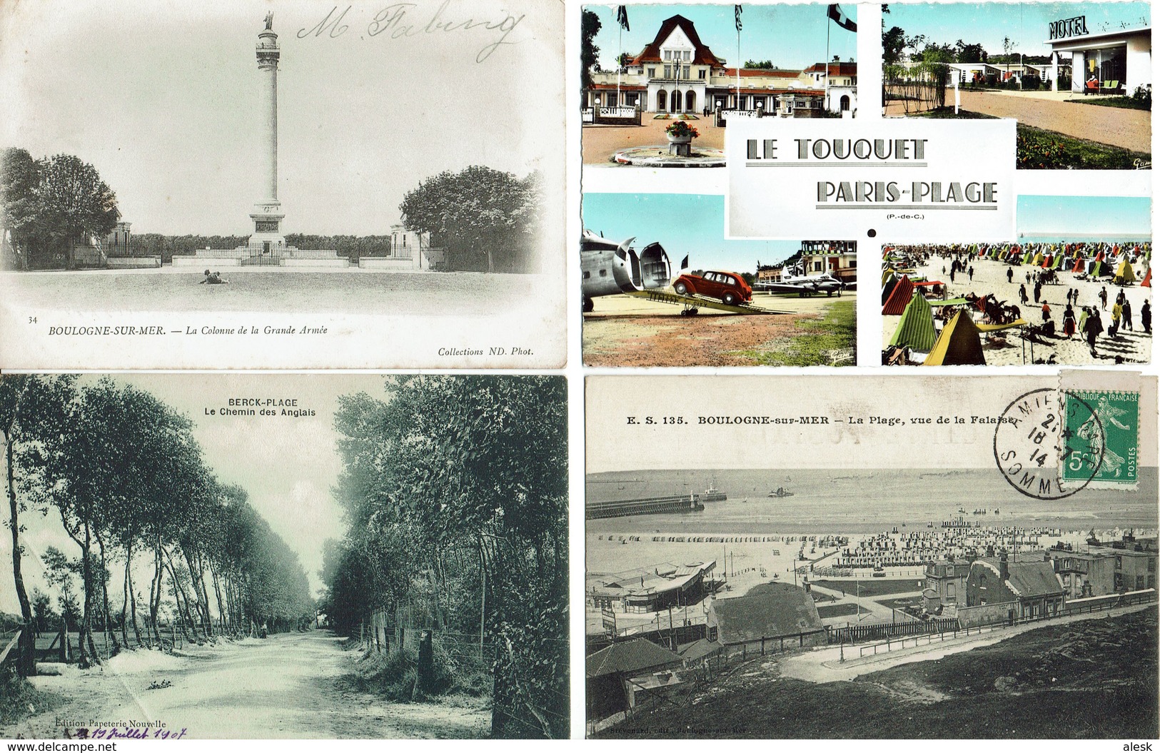 PAS DE CALAIS - Lot 40 cartes - Voir scannes - Diverses communes