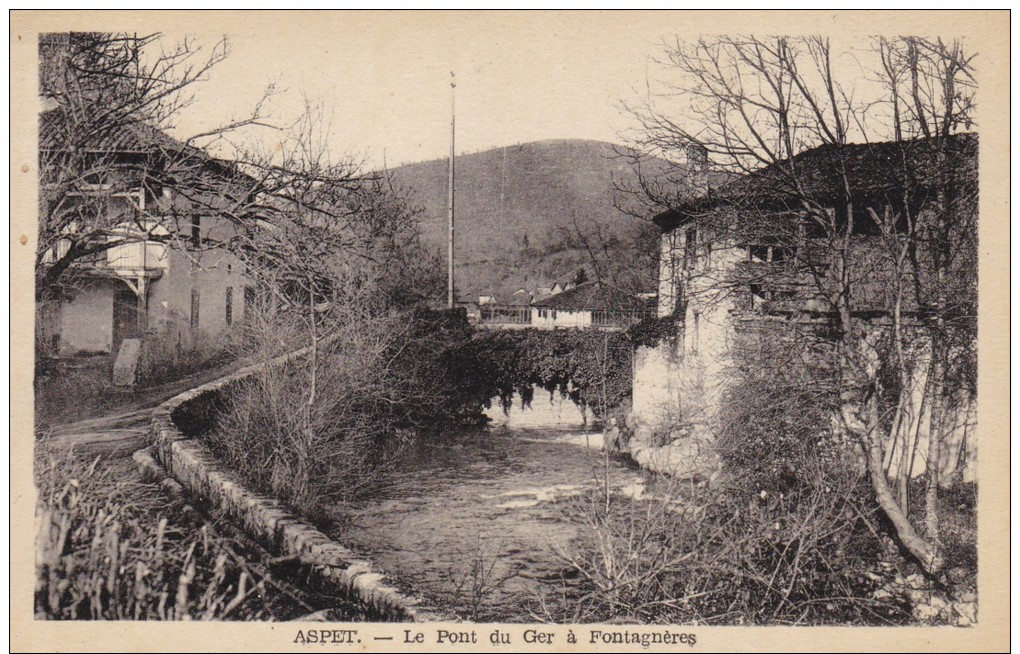 20P - 31 - Haute-Garonne - Aspet - Le Pont Du Ger à Fontagnères - H. Basuyau - Otros & Sin Clasificación