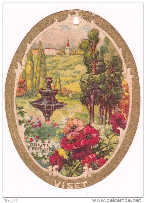 COLLESANO ( PA) Anno 1930 / Giardini D'Italia - Calendario Pubblicitario _ Premiata Sartoria " G. VACCARELLA " Collesano - Formato Piccolo : 1921-40