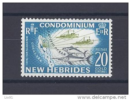 NOUVELLES-HEBRIDES . YT 220 Série Courante1965 Neuf ** - Nuovi