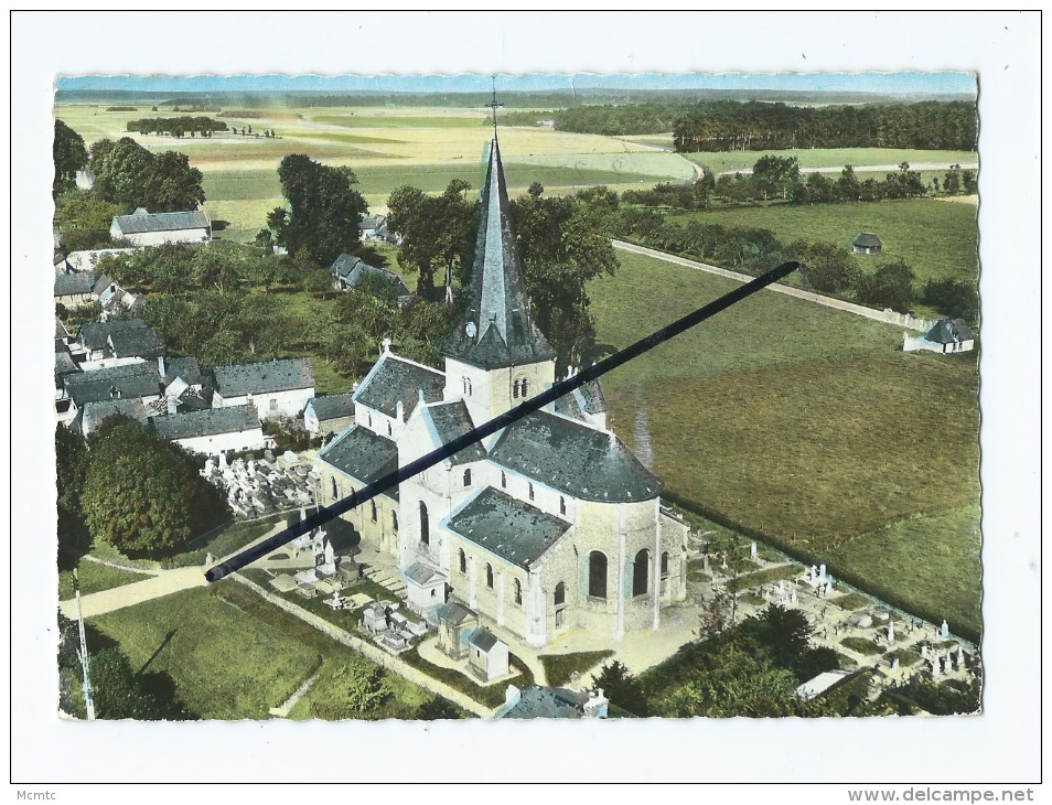 CPM - En Avion Au Dessus De...St Saint Laurent En Caux  - L'Eglise - Villequier