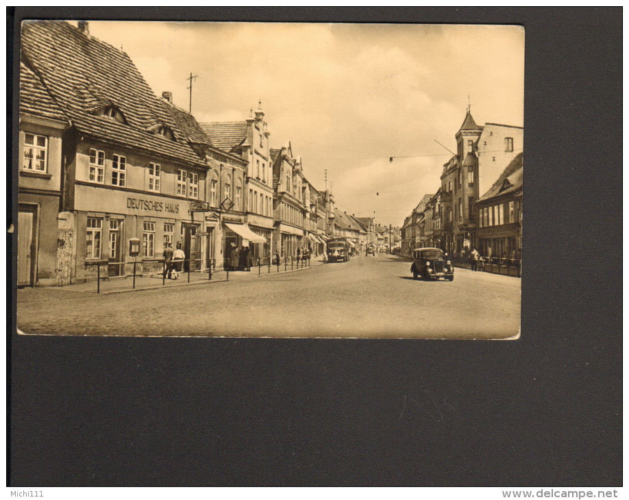 Mecklenburg Ansichtskarte Von Bützow Wilhelm-Pieck-Straße Echtes Photo 2 Bilder - Buetzow