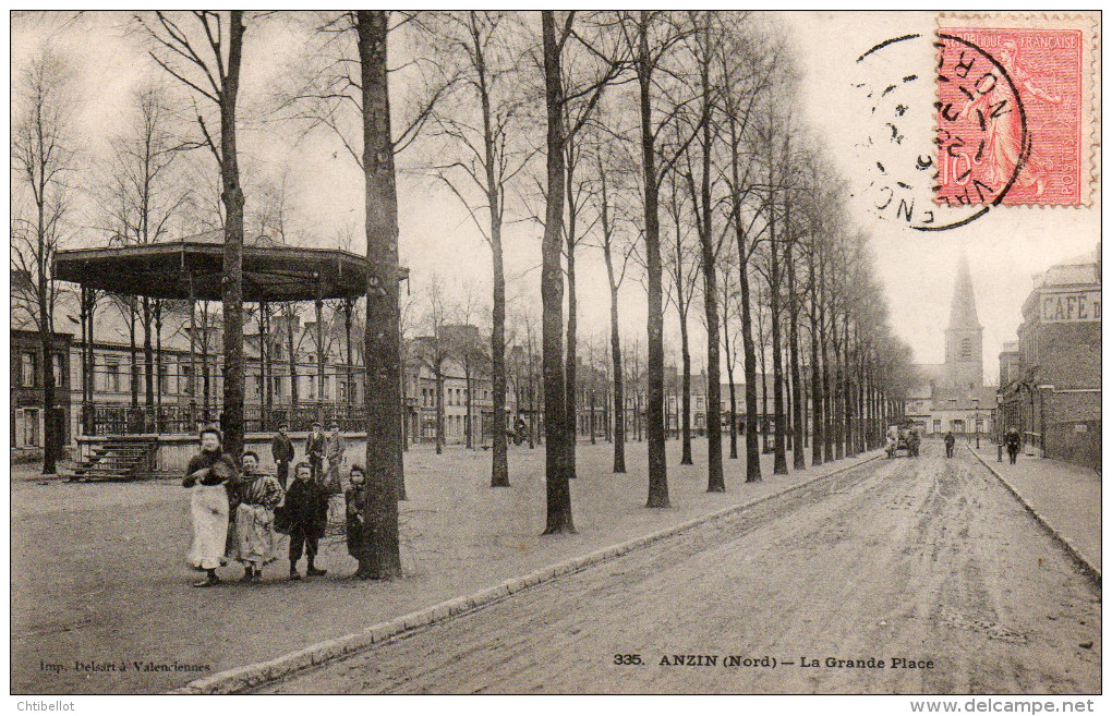 59	829	Anzin	La Grande Place	335	Circulée 	1905 - Anzin