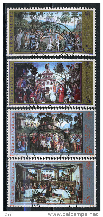 2002 - VATICANO - Catg. Unif. 1273/1276 - Used F.D.C. - (CAT20151182265D) - Gebraucht