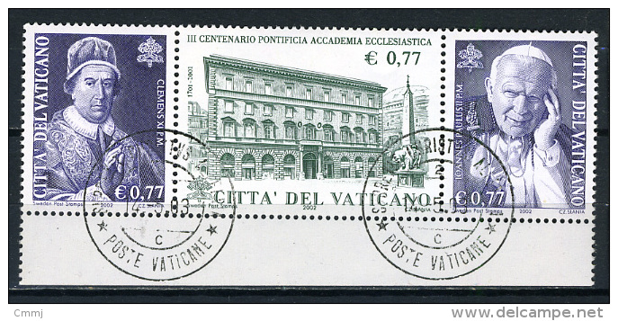 2002 - VATICANO - Catg. Unif.  1270/1272 - Used F.D.C. - (CAT20151182265D) - Gebraucht