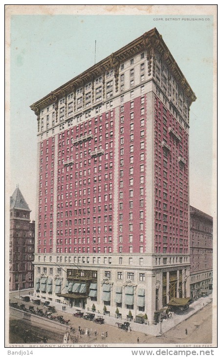 New York  - Belmont Hotel  - Scan Recto-verso - Autres & Non Classés