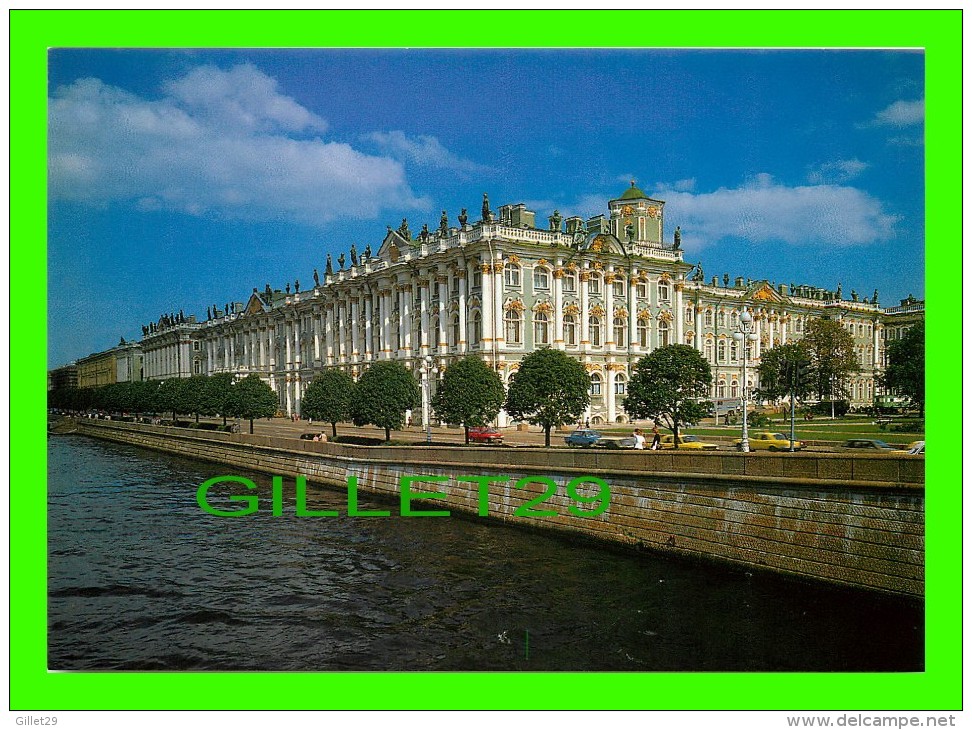 SAINT-PÉTERSBOURG, RUSSIE - MUSÉE DE L'ERMITAGE, VUE DE LA NÉVA - STATE HERMITAGE - - Rusia