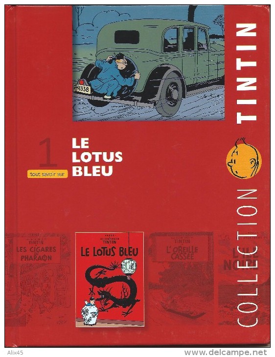 HERGE - Livret Fascicule COLLECTION TINTIN N°1 - LE LOTUS BLEU - TBE - Hergé