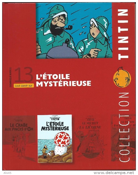 HERGE - Livret Fascicule COLLECTION TINTIN N°13 - L'ETOILE MYSTERIEUSE - TBE - Hergé