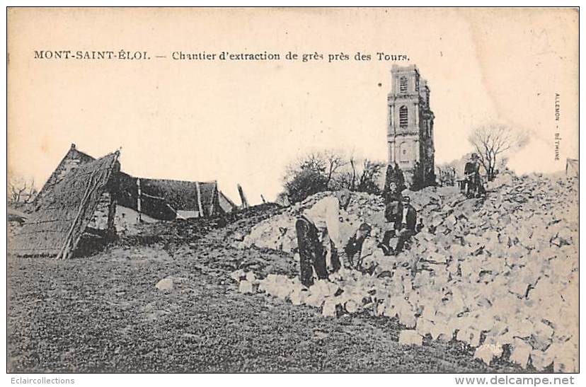 Mont Saint Eloi     62     Extraction Des Grès - Autres & Non Classés