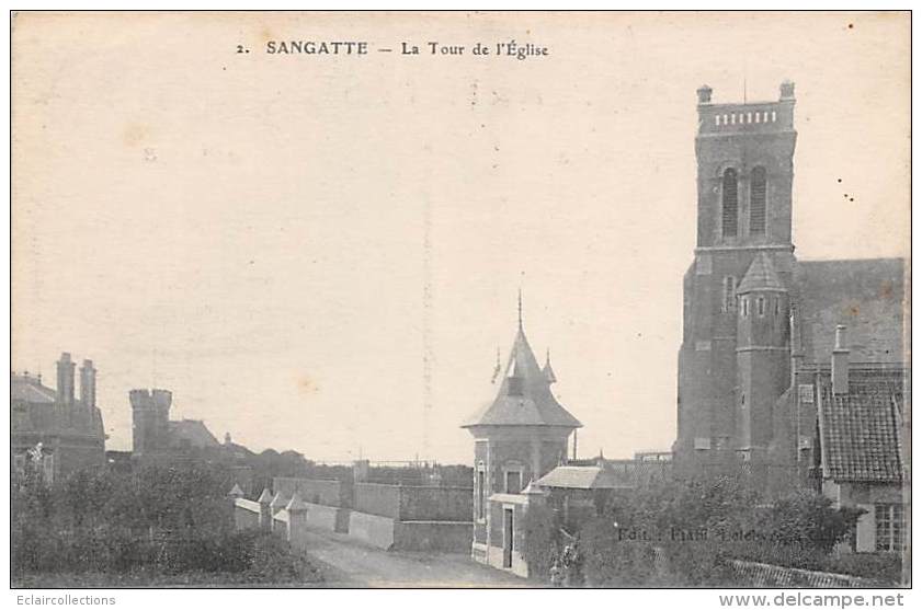 Sangatte      62      La Tour De L'Eglise. - Sangatte