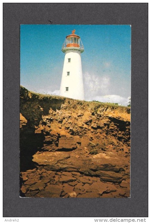 PHARES - LIGHTHOUSES - PRINCE EDWARD ISLAND - LIGHTHOUSE POINT PRIM BUILT IN 1846 - PHOTO BUREAU DE TOURISTE P.E.I. - Phares