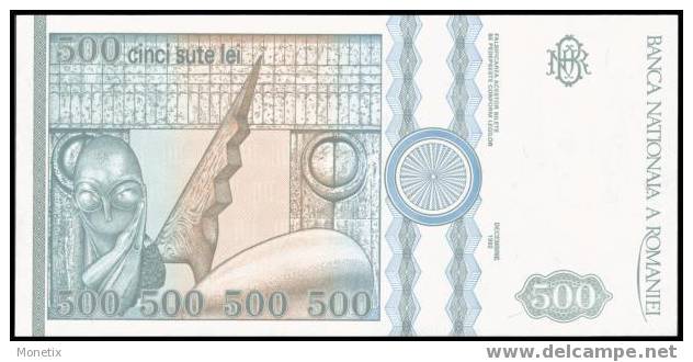 Romania #101a, 500 Lei, 1992, UNC / NEUF - Rumänien