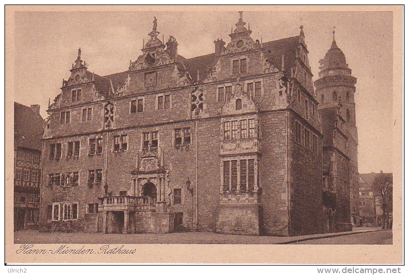 AK Hann.-Münden - Rathaus (21063) - Hannoversch Muenden