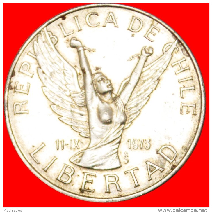 * ANGEL 1973: CHILE ★ 5 PESOS 1977! LOW START ★ NO RESERVE!!! - Chili